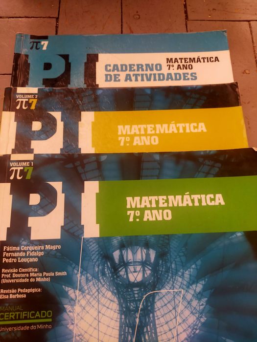 Manuais de matemática 7°ano