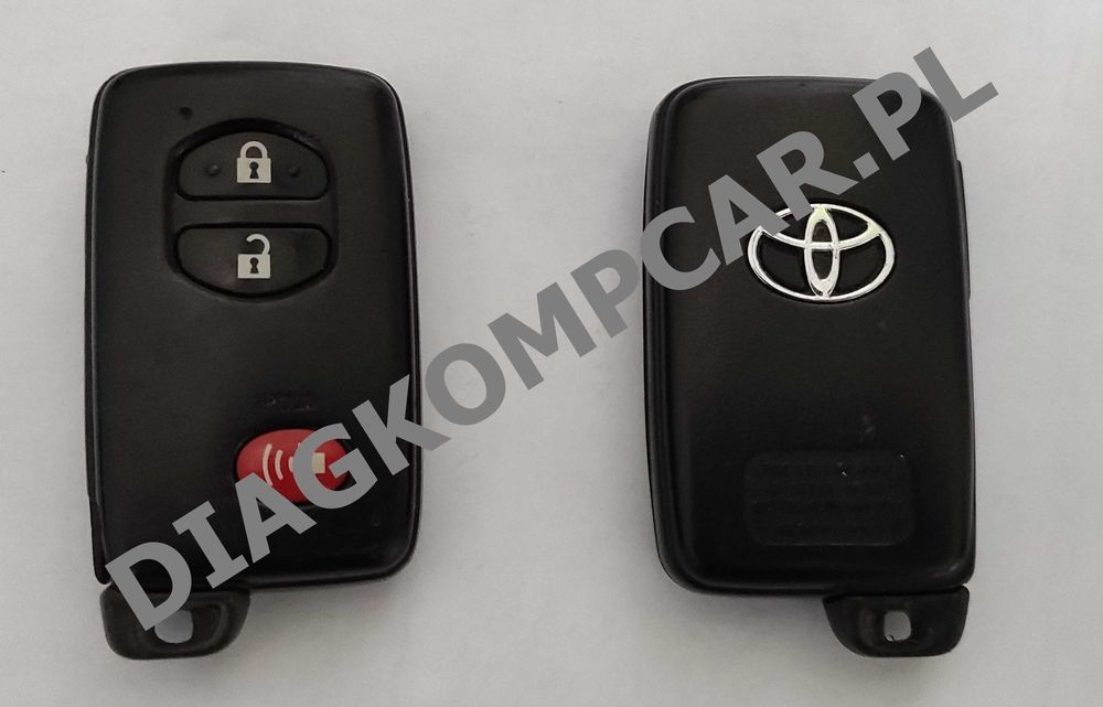 TOYOTA Kluczyki keyless z pilotem Europa Usa