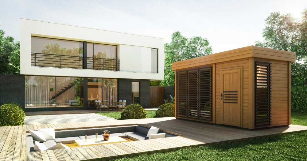 Sauna Ogrodowa Fińska - MEGS05 4x2m Polski Producent
