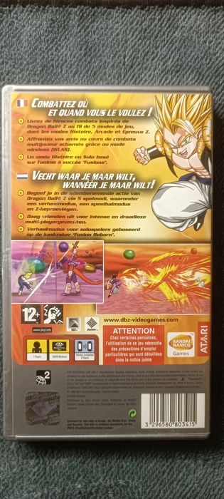 PSP Dragonball Z shin budokai