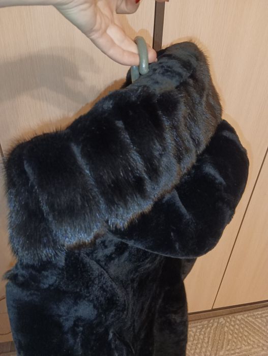 Шуба мутон норка