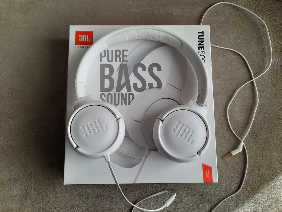 Headphones JBL Tune 500 brancos