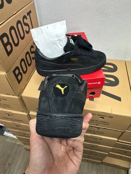 Кроссовки Puma Suede XL black/Пума слайд черные 36 37 38 39 40 41