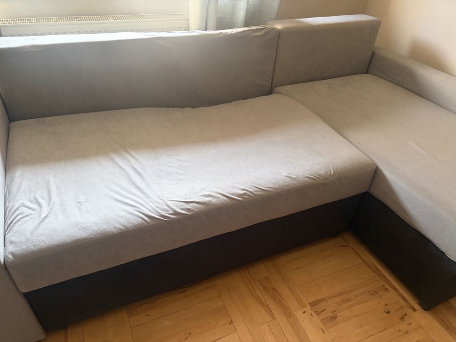 Narożnik z funkcja spania