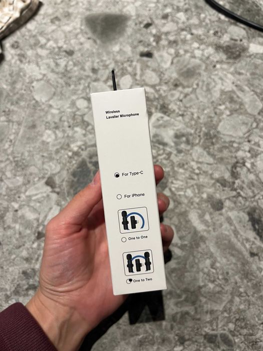 Bezprzewodowy mikrofon USB Typ C dla iPhone 15/16/17 2szt.