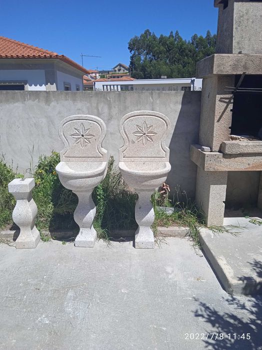 Fontanário em granito de ponte de Lima amaciado
