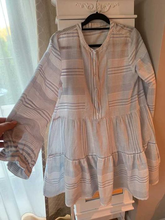 ZARA sukienka overize styl boho