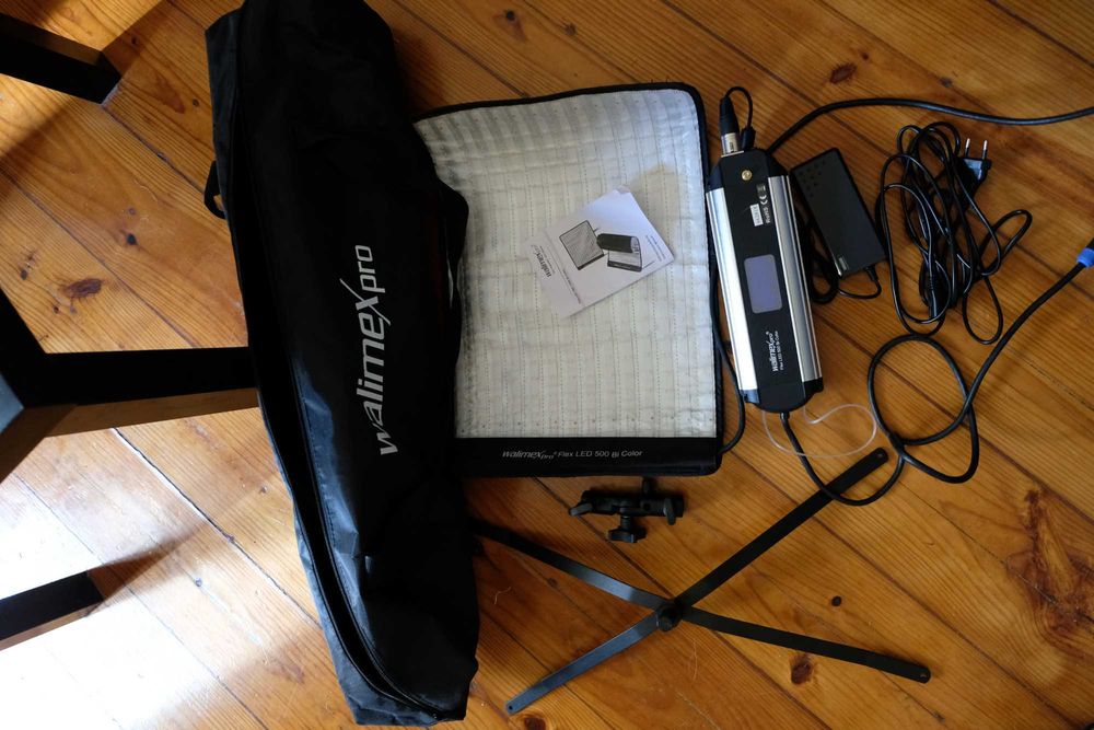 Painel Led Flexível - Walimex Pro Flex LED 500 Bi Color64286504467201123