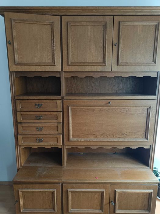 Meblościanka fornir dębowy