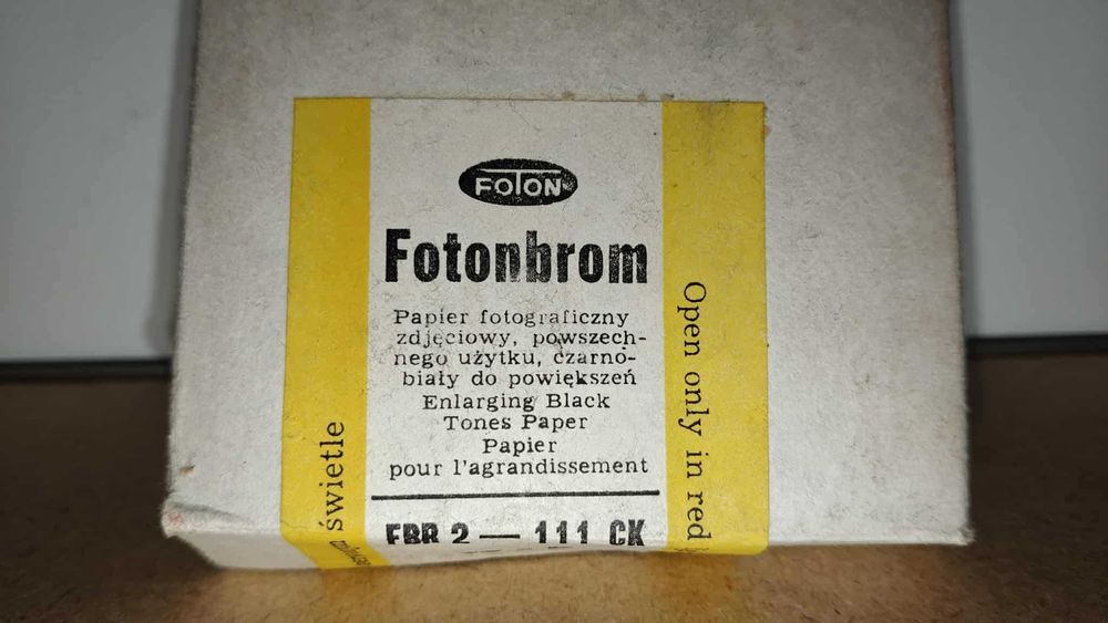 Fotonbrom FBR 2-111 CK  papier fotograficzny PRL 9×14cm, 100szt