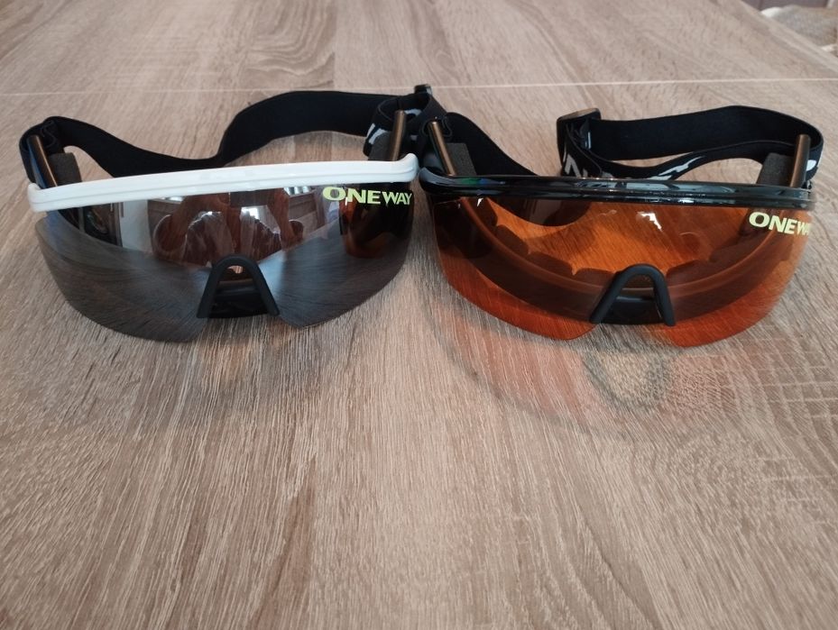 NIŻSZA CENA Gogle/Okulary narciarskie biegowe, nowe ONE WAY