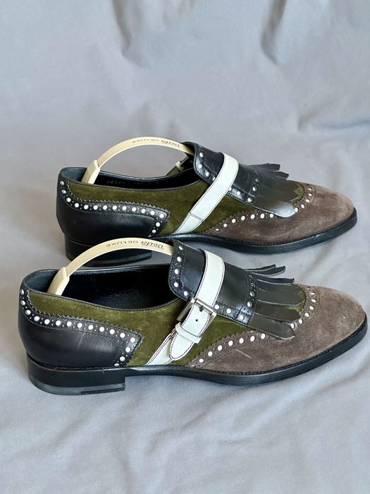 Туфлі лофери оксфорди Santoni 38