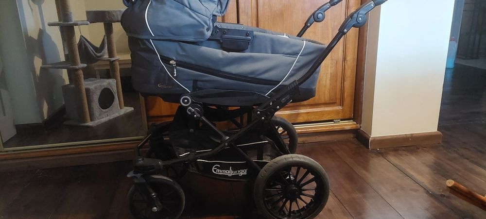 Wózek emmaljunga 2 częściowy + baza do fotelika
