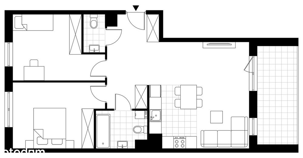 3-pokojowe mieszkanie 71m2 + balkon Bezpośrednio