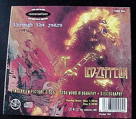 Led Zeppelin - Through The Years - 2 Picture CD with Intervie -RARYTAs