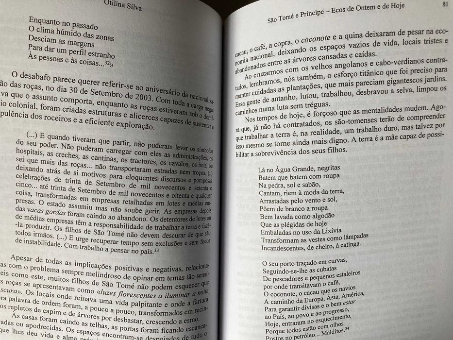 São Tomé e Príncipe: Ecos de Ontem e de Hoje, de Otilina Silva
