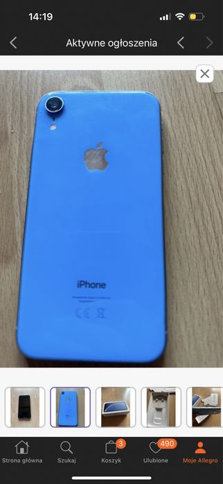 iPhone XR 64Gb niebieski