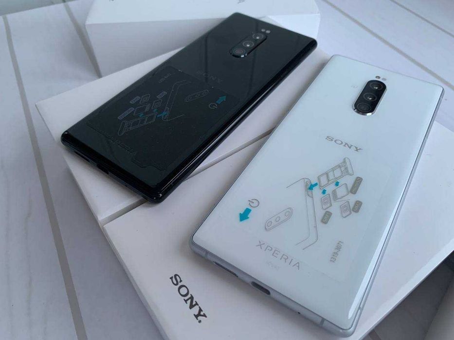 +скло та чохол ™ XPERiA 1 SONY White нова  • (xperia 5, xperia 1 dual)
