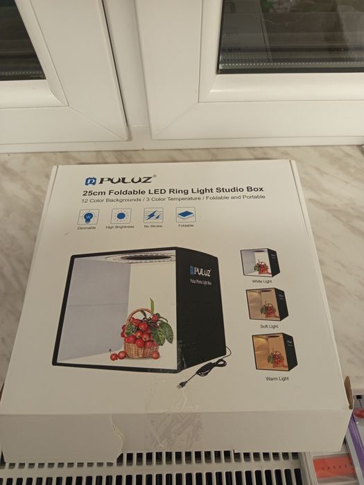 Sprzedam fabrycznie nowe, przenośne mini studio fotograficzne marki Pu