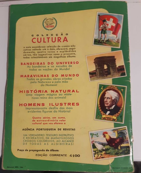 Caderneta de Cromos "Bandeiras do Universo"