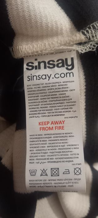 Bluza paski Sinsay