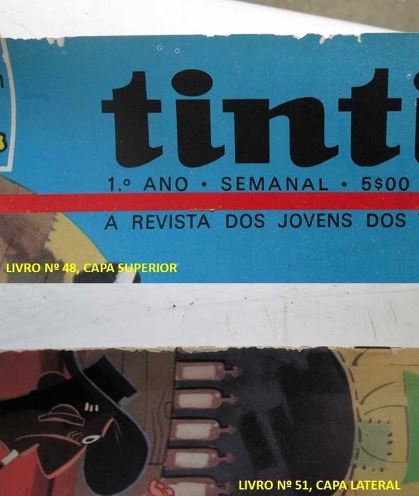 Coleção completa Tintin primeiro ano 1968 (52 revistas)