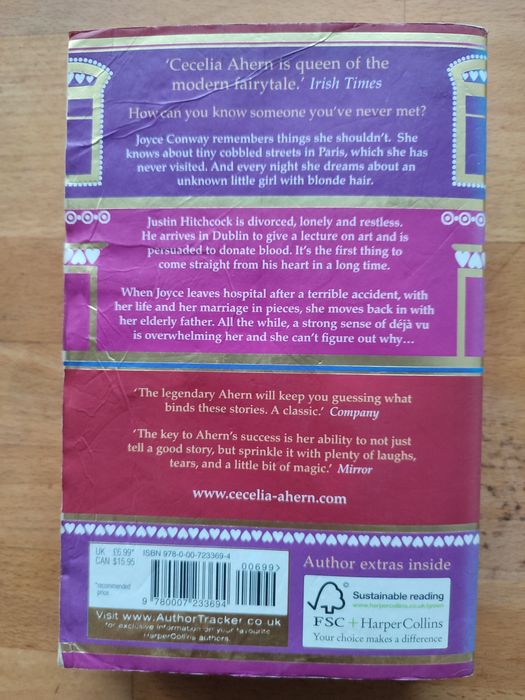 Cecelia Ahern Thanks for the memories