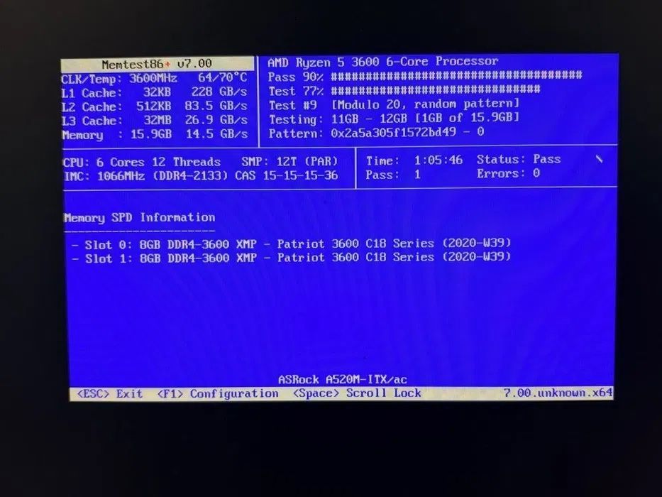 Patriot Viper 4 BLACKOUT, DDR4, 2x8GB