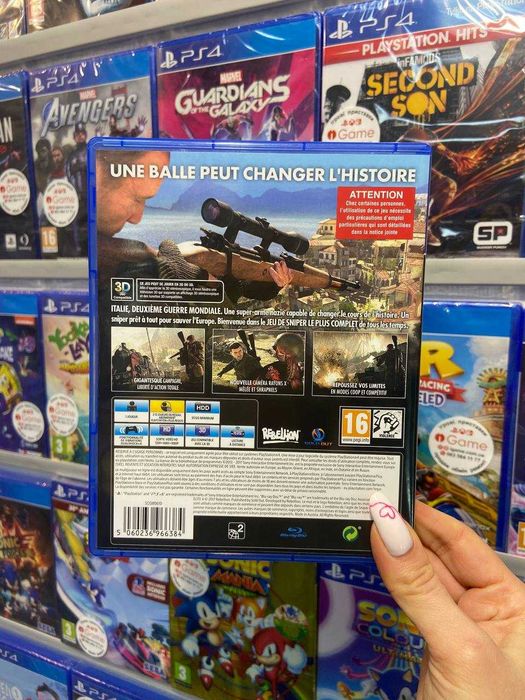 Sniper Elite 4, снайпер Ps4, Ps5 igame
