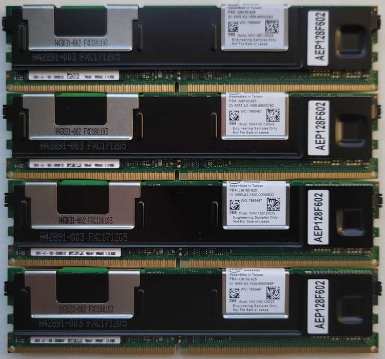 thumbnail image 2 of Intel 128GB DDR4-2666 PC4-21300 Persistent Memory Module NMA1XXD128GPS (Used, Tested) 2 of 5