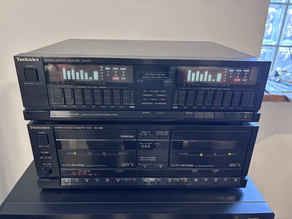 Technics SH-E70 equlizer/korektor + Deck RS-X888
