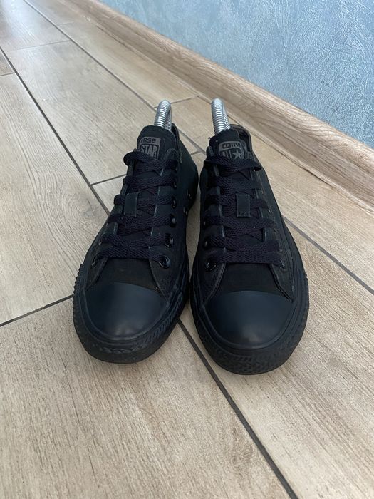 Кали Converse р.37,5 Оригінал!Чорні кеди Конверс