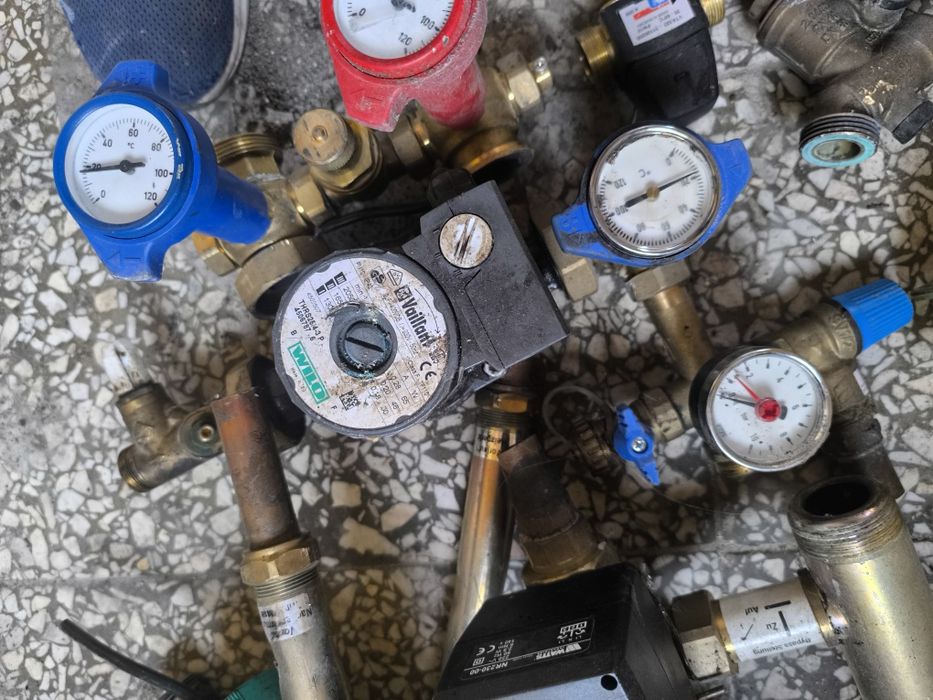 Pompa obiegowa Wilo , grupa pompowa , zawór trójdrożny.