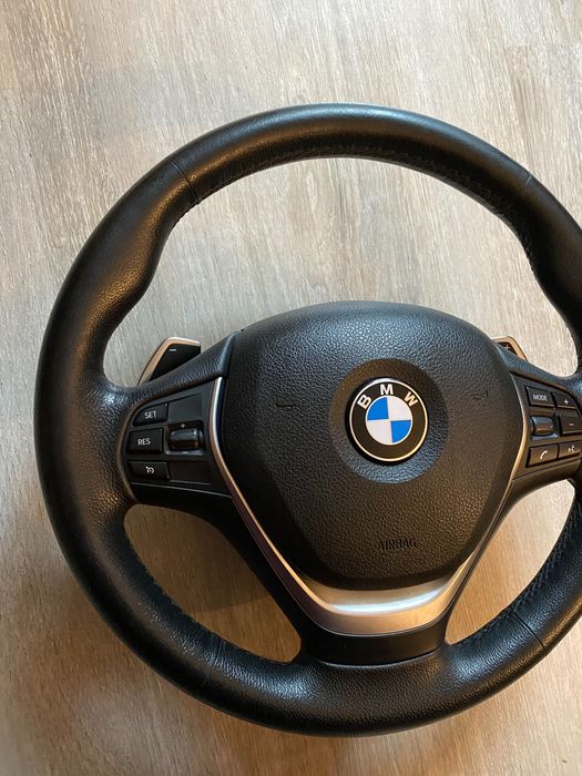 Руль bmw 4 f32 подогрев лепестки