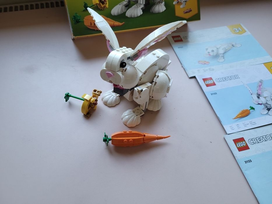 Lego Creator 3w1 31133 Biały królik 8+