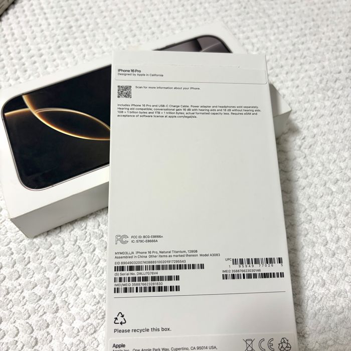 IPHONE 16 PRO - 128Gb - Titanium - Perfeito Estado