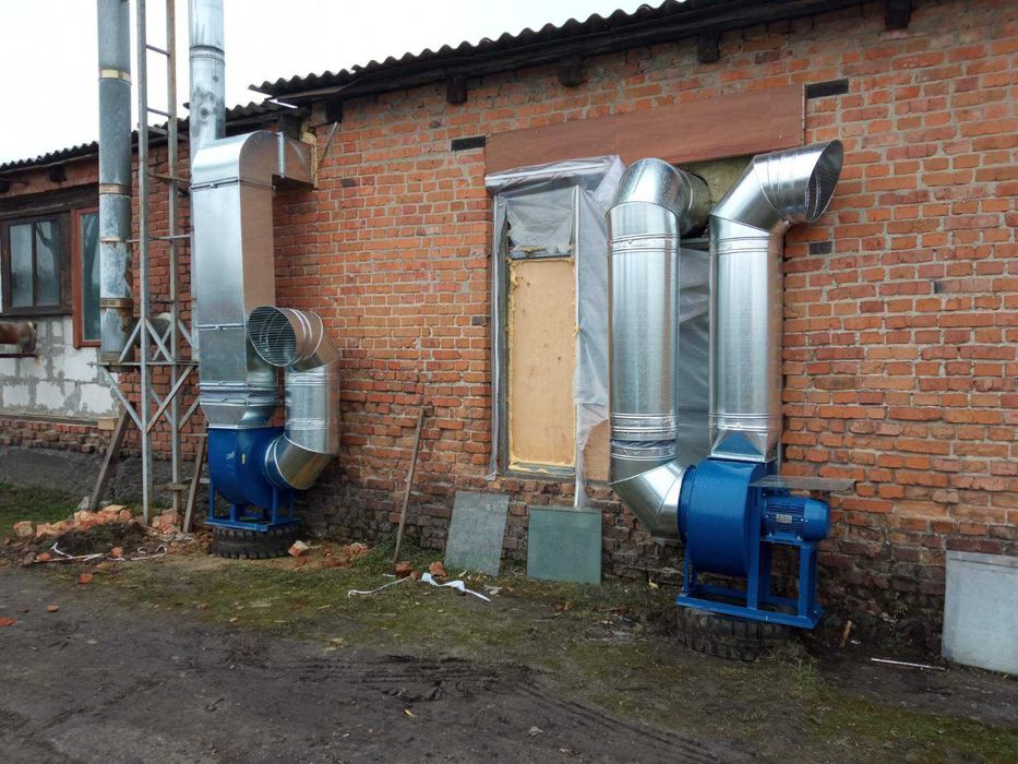 Вентиляция в покрасочной камере приточная и вытяжная. Расчет.