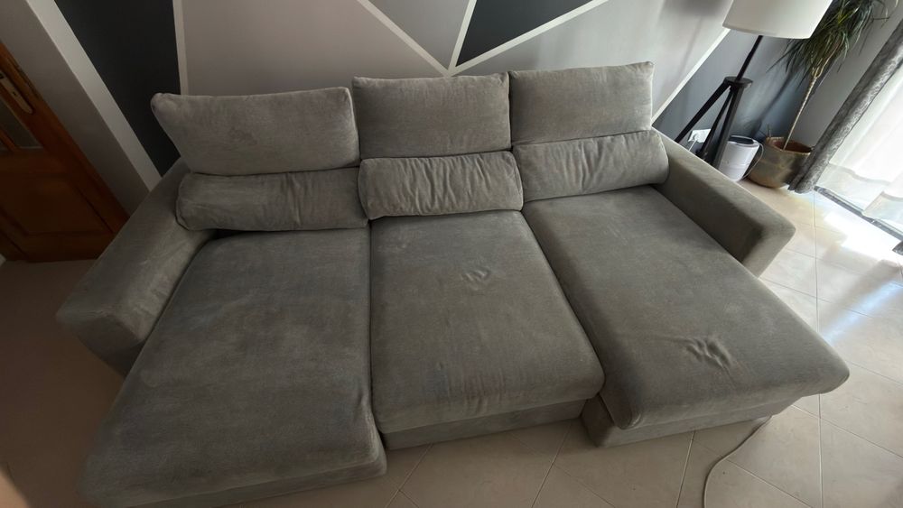 Sofá 3 lugares c/chaise longue (ESKILSTUNA - IKEA)