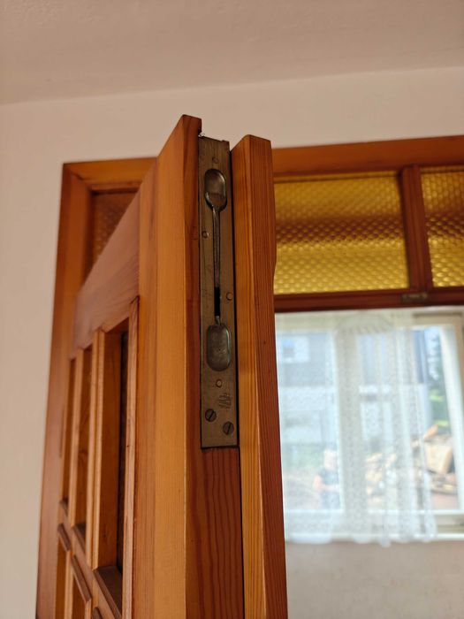 Drzwi drewniane vintage PRL