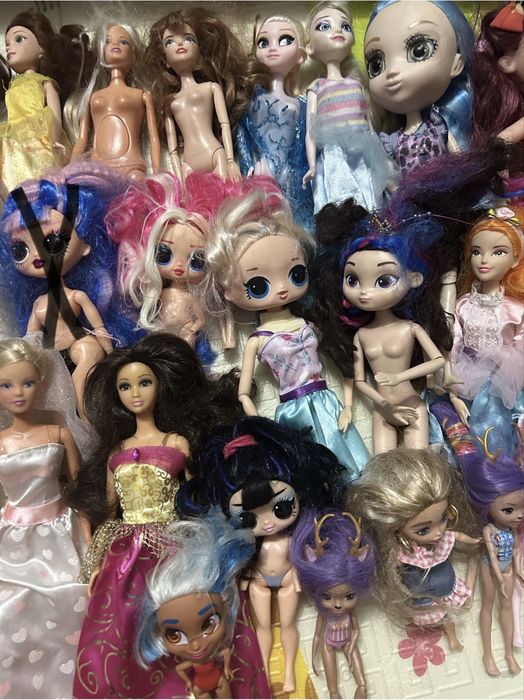 Куколки,бутилочки,одяг