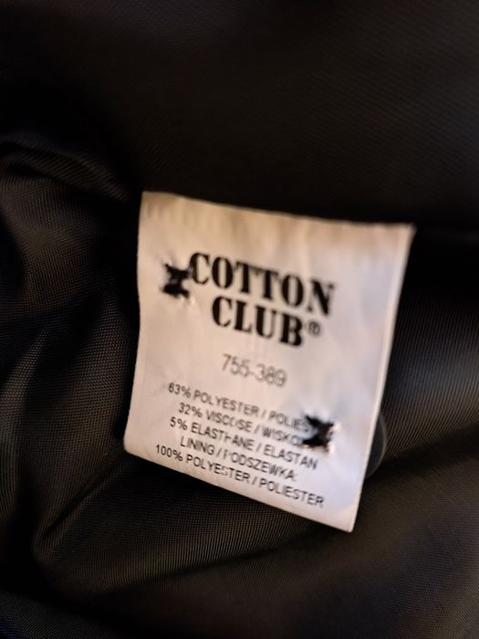 Cotton Club czarny elegancki żakiet marynarka 40