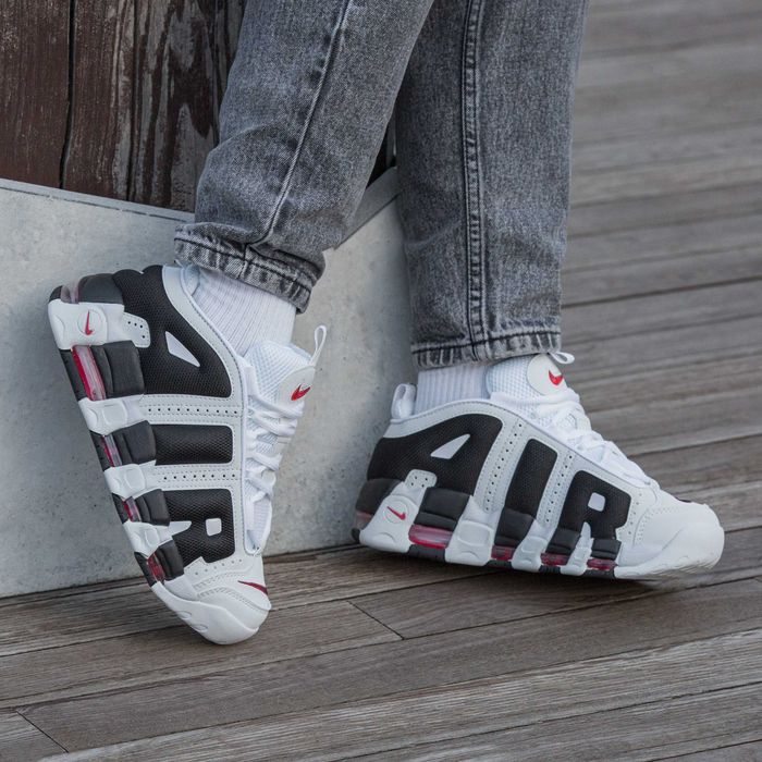 !SALE! Nike Air More Uptempo Low White Black 40 41 42 43 44 45 найк