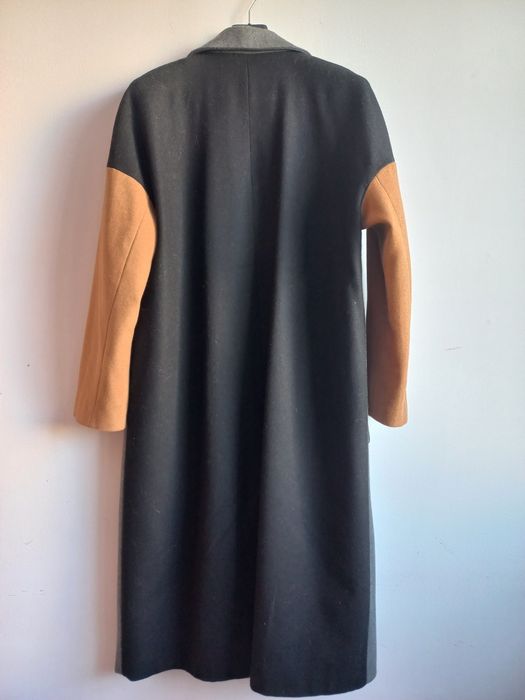 Kappahl płaszcz oversize długi wełna XL