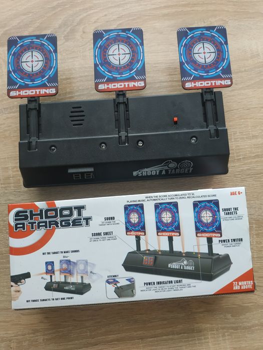 Електронна мішень для дитячого пістолета, табло з рахунком