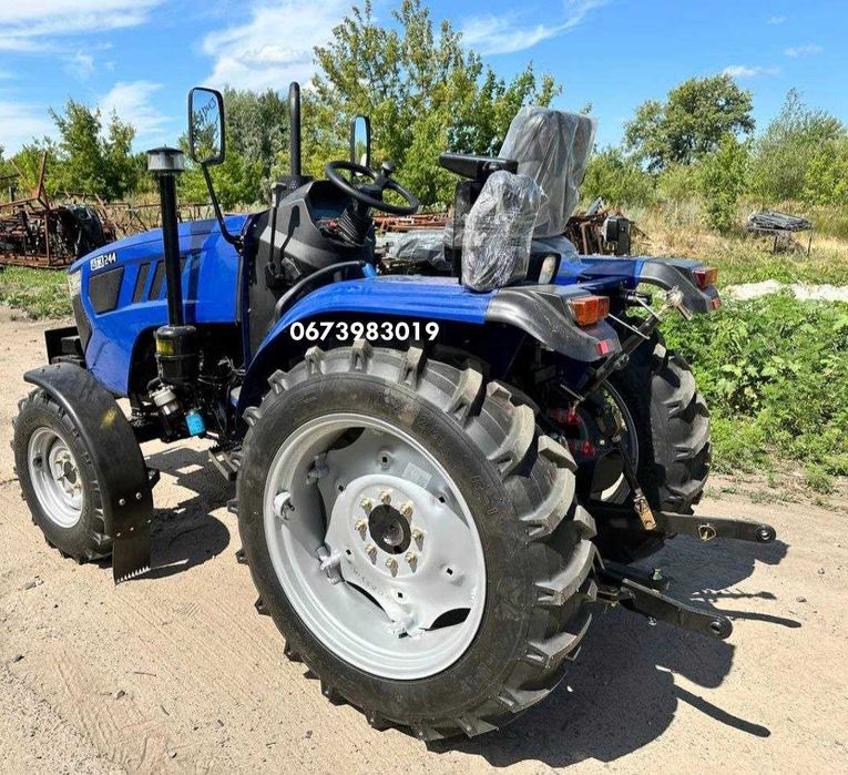 Мінітрактор ДТЗ 244 Великі колеса: 7.5-16/11.2-28 Реверс Блокування диференціалу