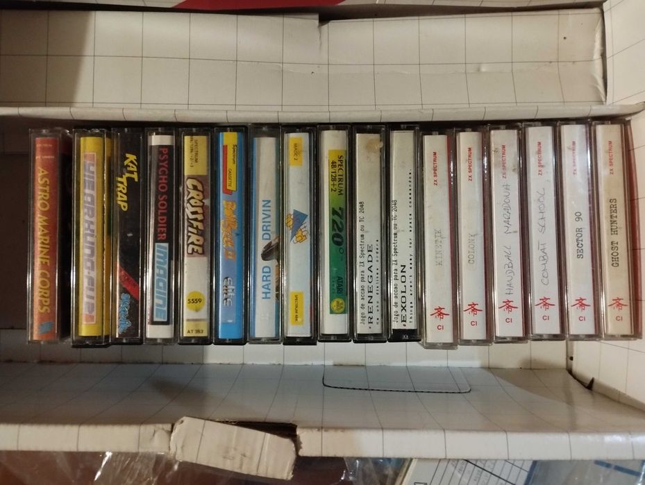 Jogos Cassete / K7 para Timex Spectrum 48 128K – antigo vintage