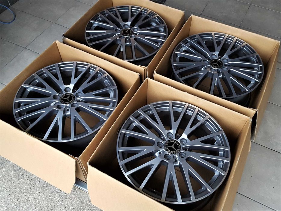 Alufelgi 18 Mercedes A B C CLA GLA GLB ML V Vito Viano Grafitowe z polerowanym frontem ! 5x112 258#
