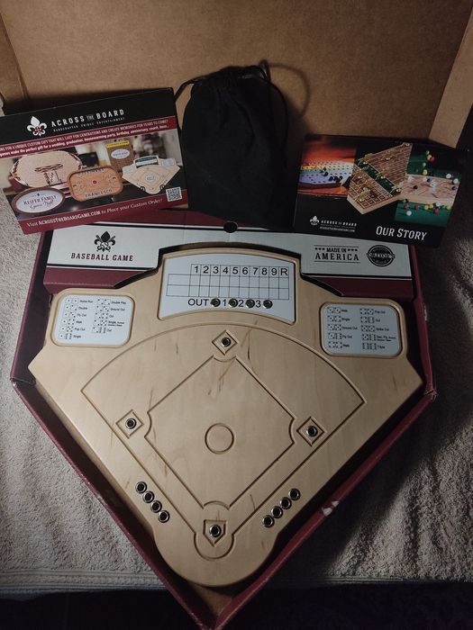 Настольная деревянная игра Across The Board – Baseball Game.