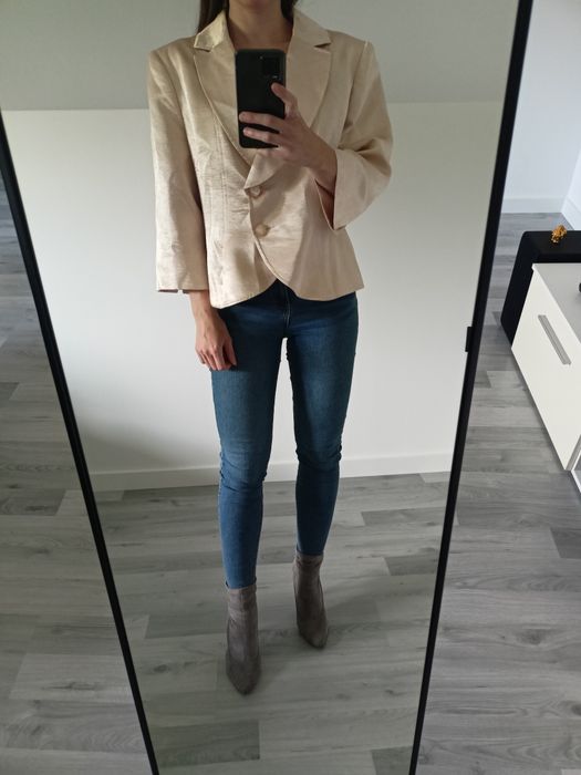 Marynarka żakiet garsonka damska oversize l xl xxl