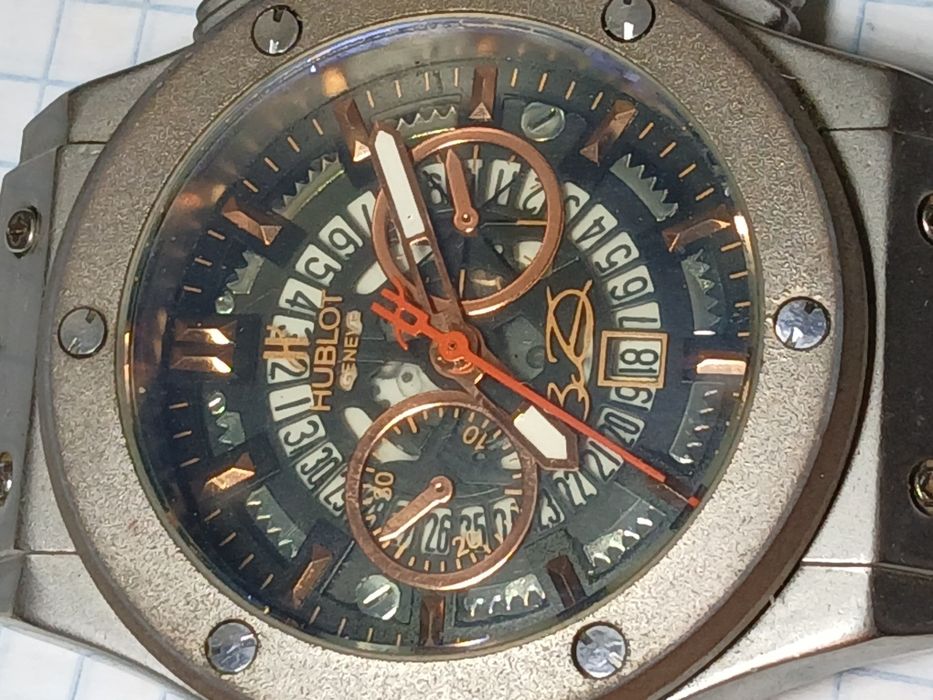 Винтажные редкие часы HUBLOT
